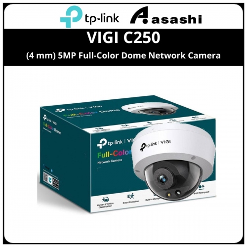 TP-Link VIGI C250(4 mm) 5MP Full-Color Dome Network Camera