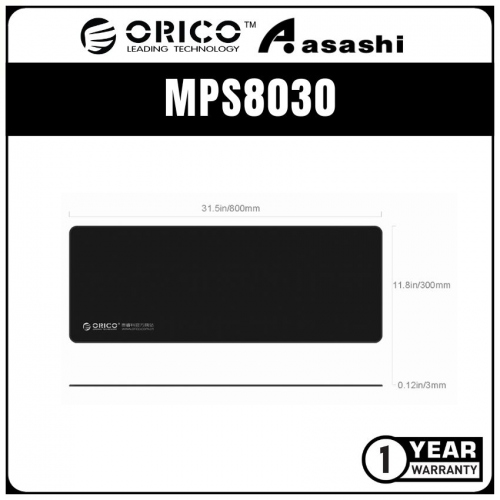 ORICO MPS8030 Rubber Mouse Pad - 800 x 300 x 3mm