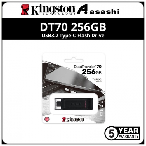 Kingston DT70 256GB USB3.2 Type-C Flash