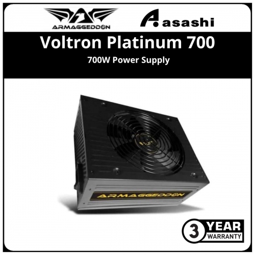 Armaggeddon Voltron Platinum 700 700W Power Supply (3 Years Warranty)