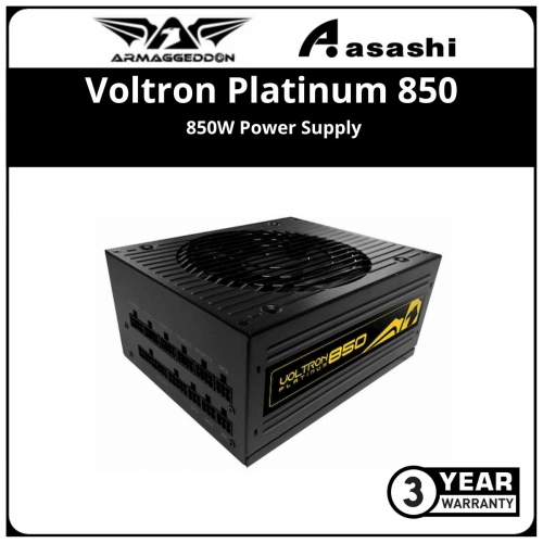 Armaggeddon Voltron Platinum 850 850W Power Supply (3 Years Warranty)