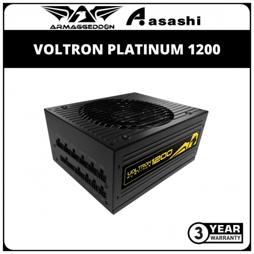 Armaggeddon Voltron Platinum 1200 1200W Power Supply (3 Years Warranty)