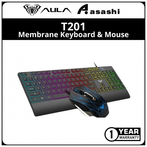 DEMO - AULA T201 Membrane Keyboard & Mouse Combo