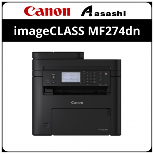 Canon imageCLASS MF274dn AIO (Print, Copy, Scan, Fax,Duplex, Network,USB) Mono Laser Printer