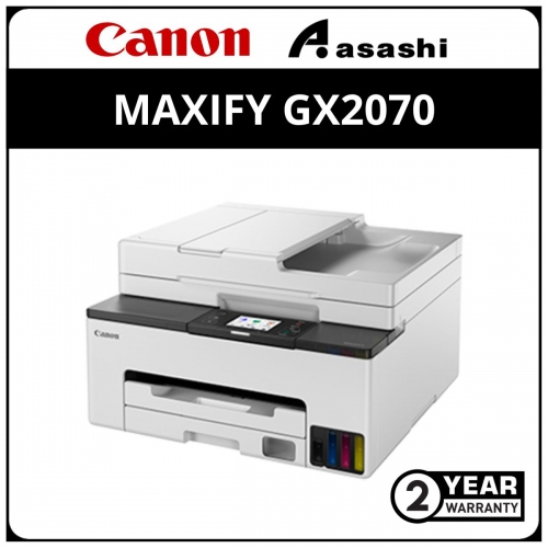 Canon Maxify GX2070 A4 Printer (Print,Scan,Copy,Fax,Wifi Direct,15ipm/10ipm,2.7