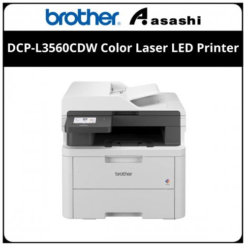Brother DCP-L3560CDW Color Laser LED Printer (Print up to27ppm/Scan/Copy/Duplex/Wireless/ADF/3 Yrs Warranty)
