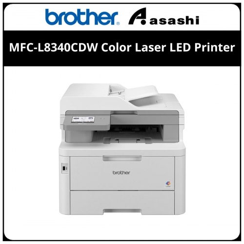 Brother MFC-L8340CDW Color Laser LED Printer (Up to 31ppm/Scan/Copy/Duplex/USB Printing/Network/Wireless/ADF/3 Yrs Warranty)