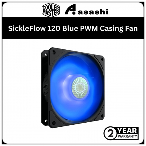 Cooler Master SickleFlow 120 Blue PWM Casing Fan