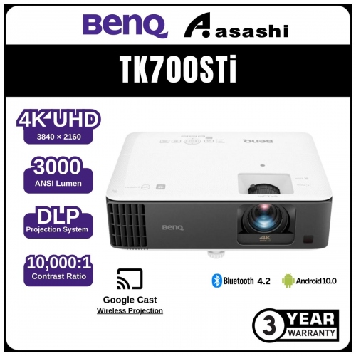 Benq TK700STi 4K HDR Short Throw Console Gaming Projector
