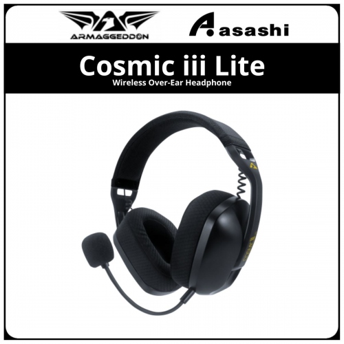 Armaggeddon Cosmic lll Lite (Black) Wireless Over-Ear Headphone