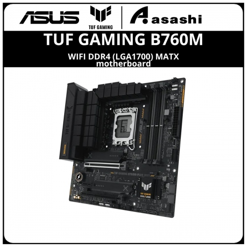 ASUS TUF GAMING B760M-PLUS WIFI DDR4 (LGA1700) MATX motherboard