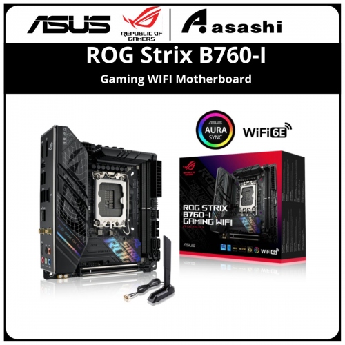 ASUS ROG STRIX B760-I GAMING WIFI (DDR5, LGA1700) ITX Motherboard
