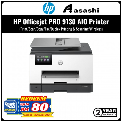 HP Officejet PRO 9130 AIO Printer (Print/Scan/Copy/Fax/Duplex Printing & Scanning/Wireless/2Yr Warranty)