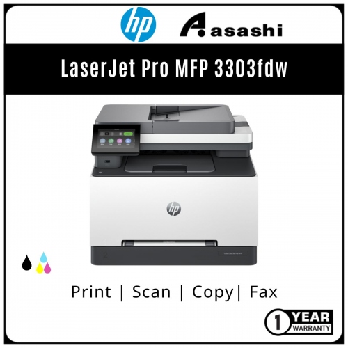 HP Color LaserJet Pro MFP 3303fdw Printer