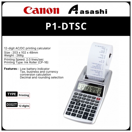 CANON P1-DTSC PRINTING CALCULATOR