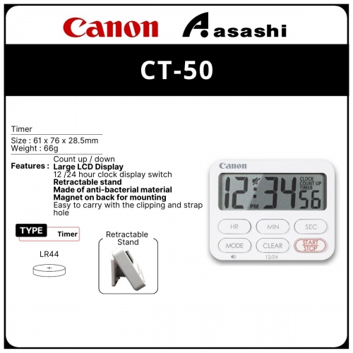 CANON CT-50 UNIQUE / ALARM CLOCK CALCULATOR