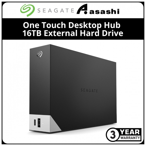 Seagate 16TB One Touch Hub Desktop External Drive (STLC16000400)