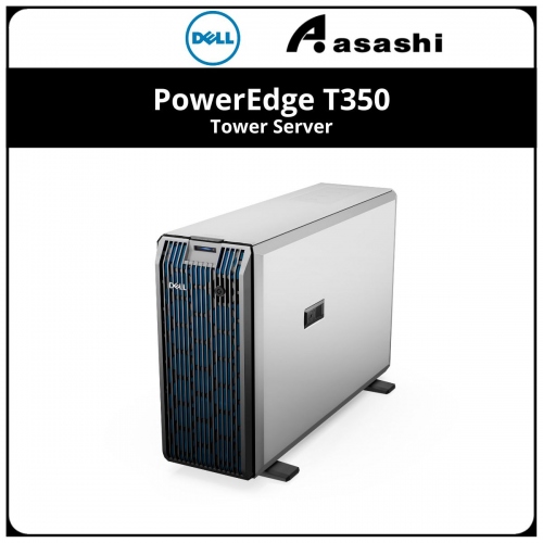 Dell PowerEdge T350 Tower Server-T350-E2324G-8GB-600B-355-3YRSNBD- (Xeon E-2324/8GB DDR4 ECC/600GB 10K SAS 3.5