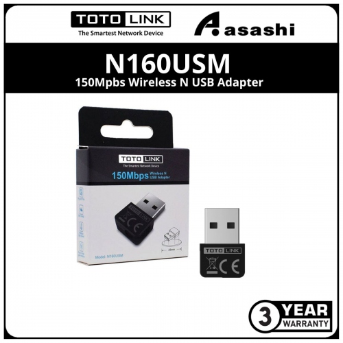 Totolink N160USM 150Mpbs Wireless N USB Adapter
