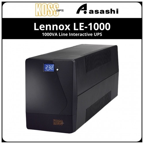 Koss Lennox LE-1000 1000VA Line Interactive UPS