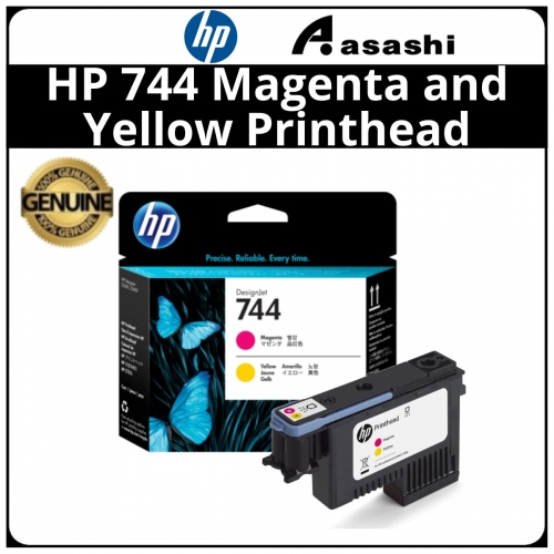 HP 744 Magenta and Yellow Printhead
