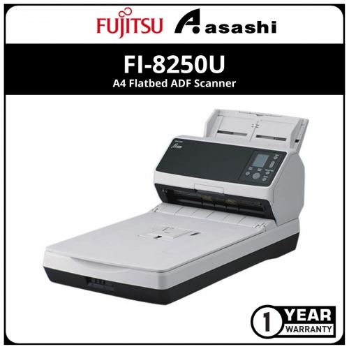 Ricoh / Fujitsu FI-8250U A4 Flatbed ADF Scanner