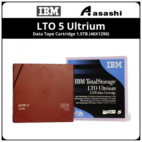 IBM LTO 5 Ultrium Data Tape Cartridge 1.5TB (46X1290)