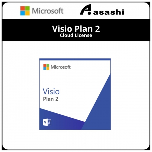 Microsoft Visio Plan 2 Cloud License 12 Months
