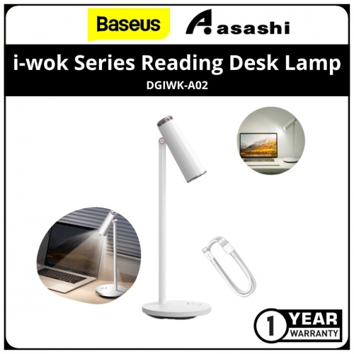 Baseus DGIWK-A02 i-wok Series Charging Office Reading Desk Lamp (Spotlight)White