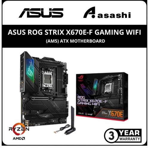 ASUS ROG STRIX X670E-F GAMING WIFI (AM5) ATX Motherboard