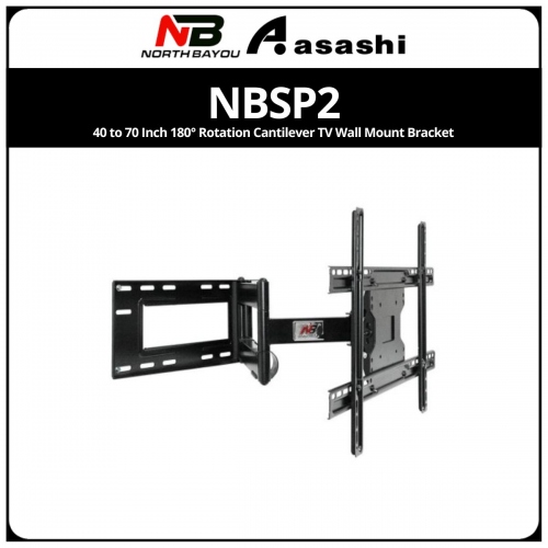 NB North Bayou NBSP2 40 to 70 Inch 180° Rotation Cantilever TV Wall Mount Bracket