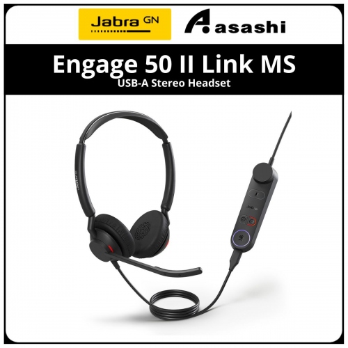 Jabra Engage 50 ll Link MS - USB-A Stereo Headset