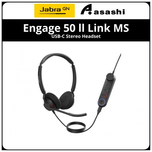 Jabra Engage 50 ll Link MS - USB-C Stereo Headset