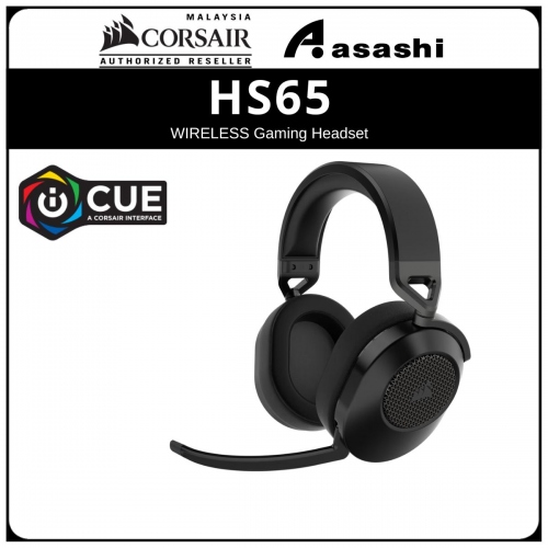 CORSAIR HS65 WIRELESS Gaming Headset - Carbon (AP) CA-9011285-AP