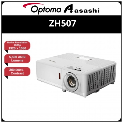 Optoma ZH507 DLP Full HD High Brightness 5500 Ansi Lumensi Laser Projector
