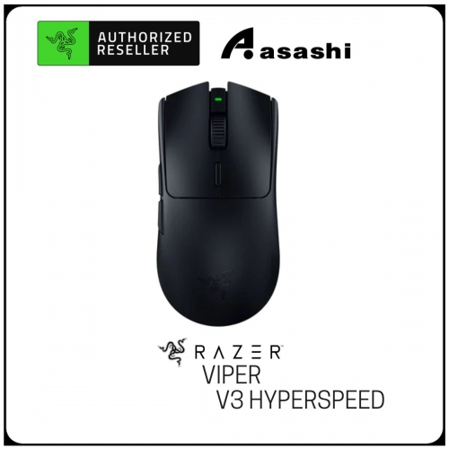 Razer Viper V3 HyperSpeed - Wireless Mouse Gen-2, 59g, Up to 75 hrs Batt Life (6 buttons, 30,000dpi Optical)