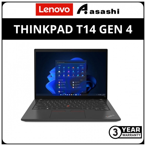 Lenovo ThinkPad T14 Gen 4 Commercial Notebook-21HDS00100-(Intel Core i5-1335U/16GB DDR5 OB(no Slot)/512GB SSD/14