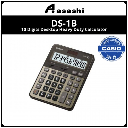 CASIO DS-1B 10 Digits Desktop Heavy Duty Calculator
