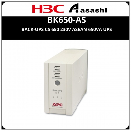 APC BK650-AS BACK-UPS CS 650 230V ASEAN 650VA UPS
