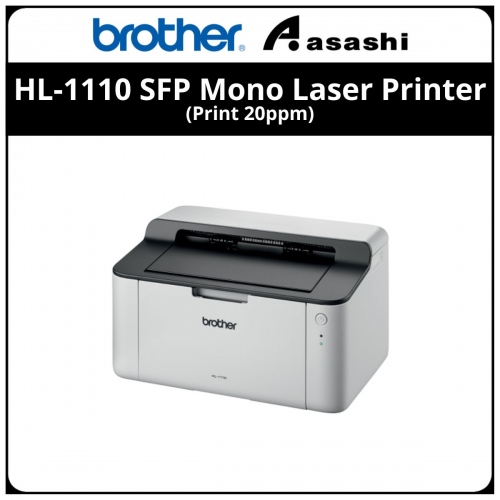Brother HL-1110 SFP Mono Laser Printer (Print 20ppm/3yrs Carry-In)
