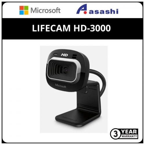 Microsoft L2 LifeCam HD-3000 - T3H-00014 (3 years Limited Hardware Warranty)