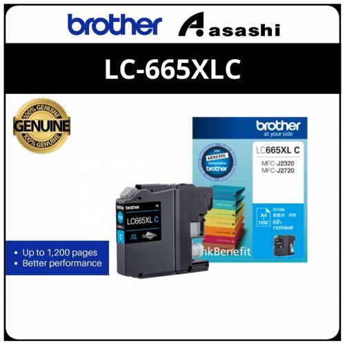 Brother LC-665XL C Cyan Ink Cartridge