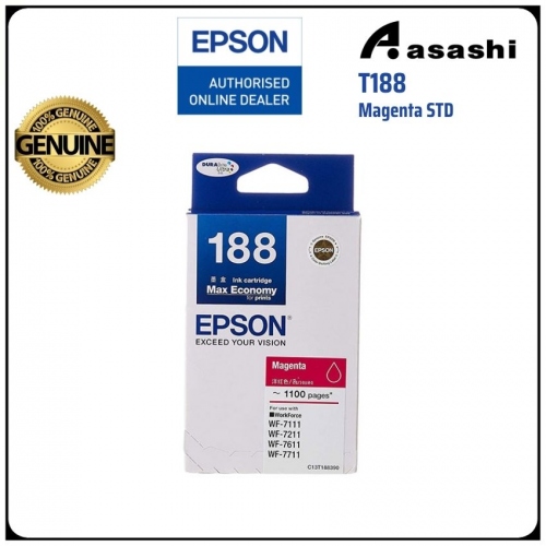 Epson T188 C13T188390 Magenta STD WF7111/7611