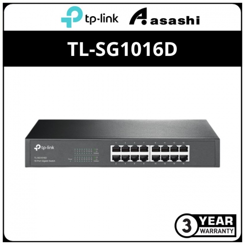Tp-Link Tl-Sg1016d 16-Port Gigabits Desktop/13