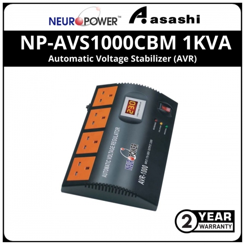 NeuroPower NP-AVS1000CBM 1KVA Automatic Voltage Stabilizer (AVR)