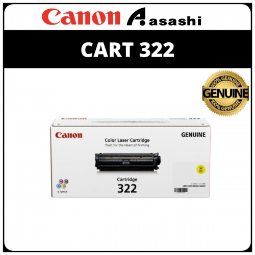 Canon Cart 322 LBP-9100Cdn Yellow Toner