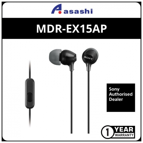 Sony EX15AP(Black) Monitor Headphones (1 yrs Limited Hardware Warranty)