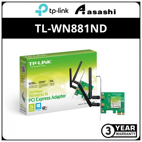 Tp-Link Tl-Wn881nd 300mbps Wireless N Pci Express Adapter