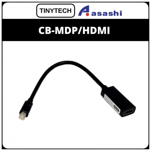 Tinytech CB-MDP/HDMI Mini Display Port to HDMI Converter (3 month Limited Hardware Warranty)