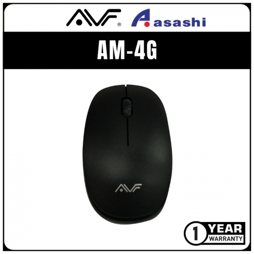 AVF (AM-4G) 2.4G 1600dpi Wireless Optical Mouse-Black